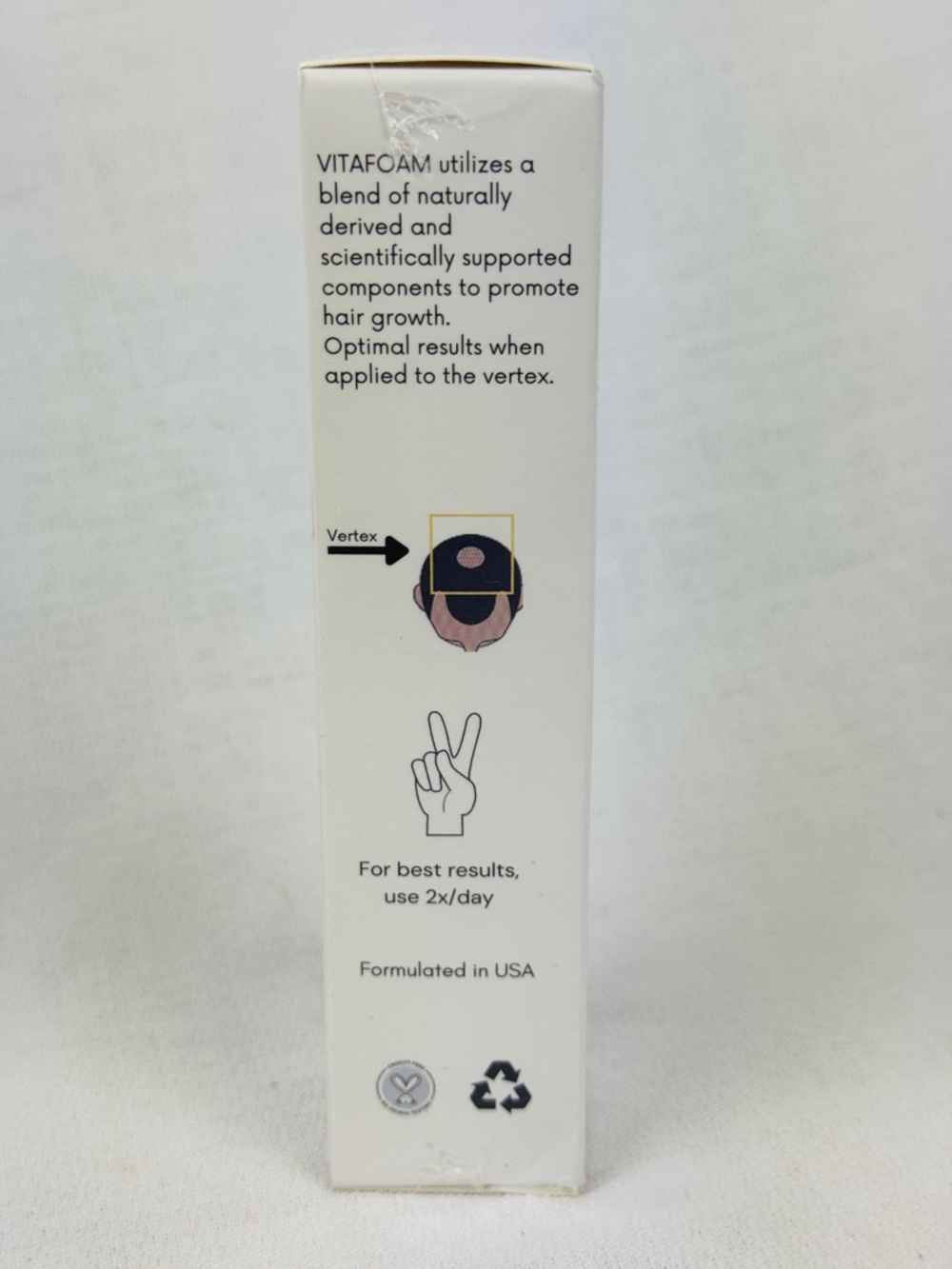 GROWPLEX Vitafoam 5% Minoxidil Foam for Hair Regrowth - 2 fl oz *NEW SEALED* - Picture 6 of 8